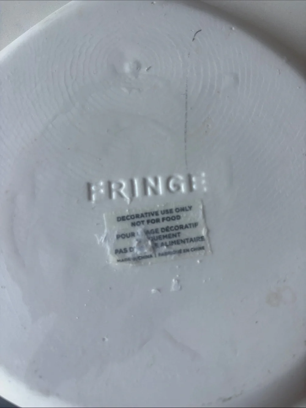 ❤️… Fringe Face Ceramic Decorative Plate